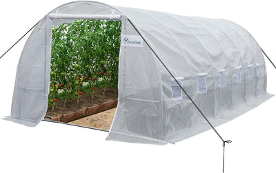 20'X10'X7' Heavy Duty Greenhouses White