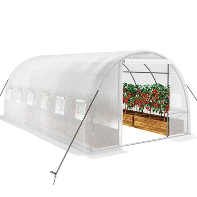 6Ft Greenhouse Heavy Duty Large White