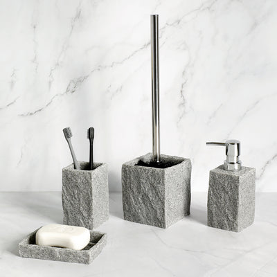 Bathroom Accessories Granite Resin Iiquid Soap Set